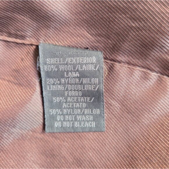 Kenneth Cole Black Pinstripe Coat - Picture 9 of 14